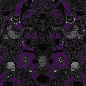 this is halloween! haunted house damask ~ Nightmare