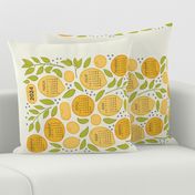 2024 Citrus Tea Towel - Beige