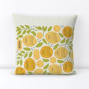 2024 Citrus Tea Towel - Beige