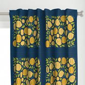 2024 Citrus Tea Towel - Navy