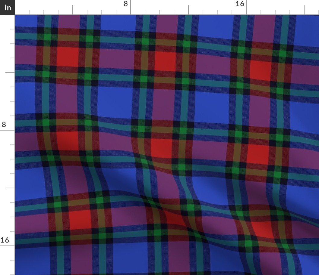 Clark / Clerk 1830 tartan, 6" bright, Wilson's of Bannockburn #06