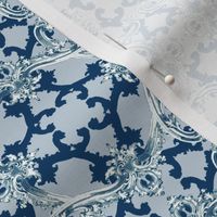 Rococo Swag ~ Agamemnon Blue and White ~ II 