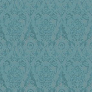 Acorn Empire Blue Brocade