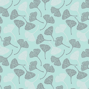 Ginkgo Seafoam Gray