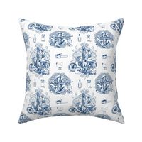 Apocalyptic Blue Toile