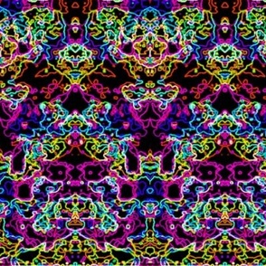 Neon Inkblot magenta