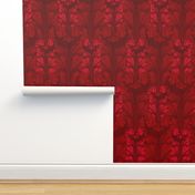 Classic Acanthus Leaves Red V2