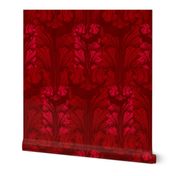 Classic Acanthus Leaves Red V2