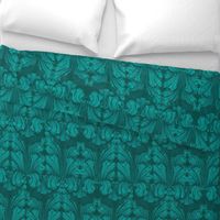 Classic Acanthus Leaves Teal