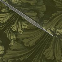 Classic Acanthus Leaves Olive V2