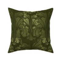 Classic Acanthus Leaves Olive V2