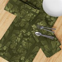 Classic Acanthus Leaves Olive V2