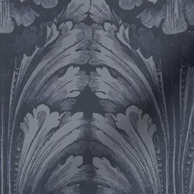 Classic Acanthus Leaves Grey