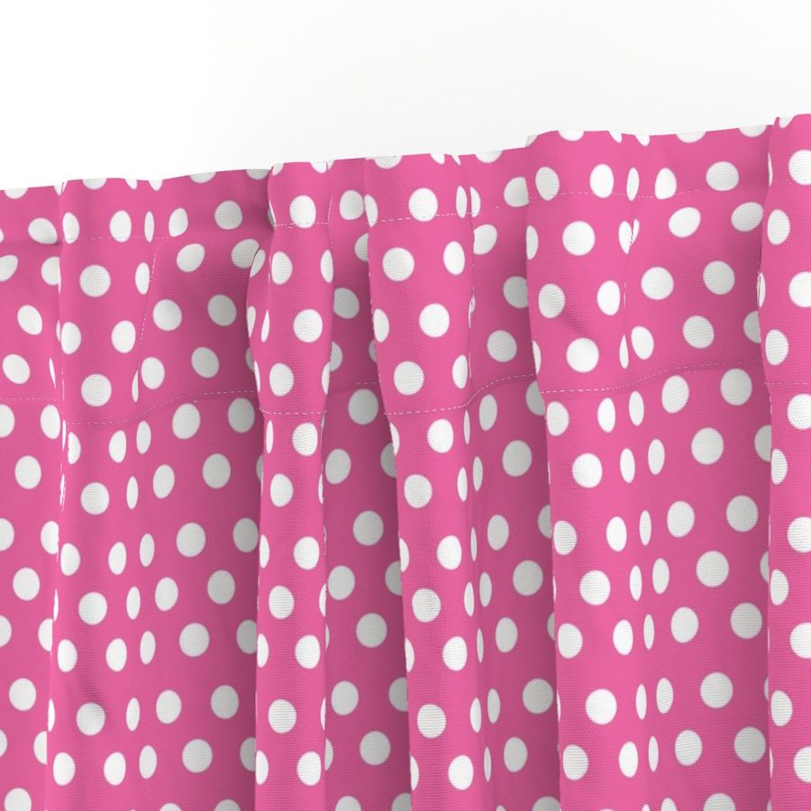 Bright Pink Polka Dot