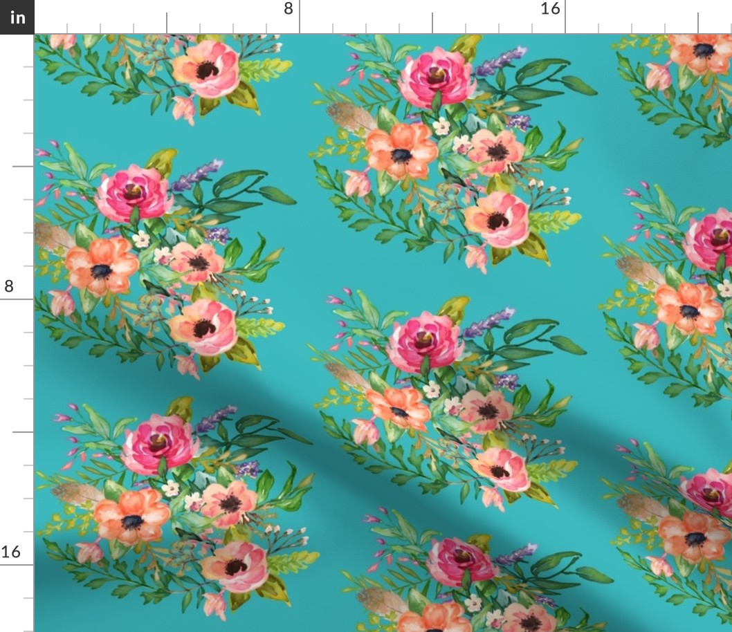 Bright Florals Print