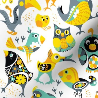 Silly Birds Pattern