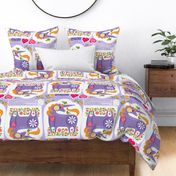 Happy Unicorn Pillow_Purple2