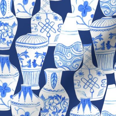 Chinese Vases Blue