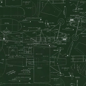 airplane plans green