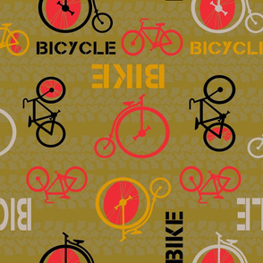 bicycle or bike? Green by Diane Gilbert