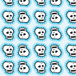 Blue Skulls