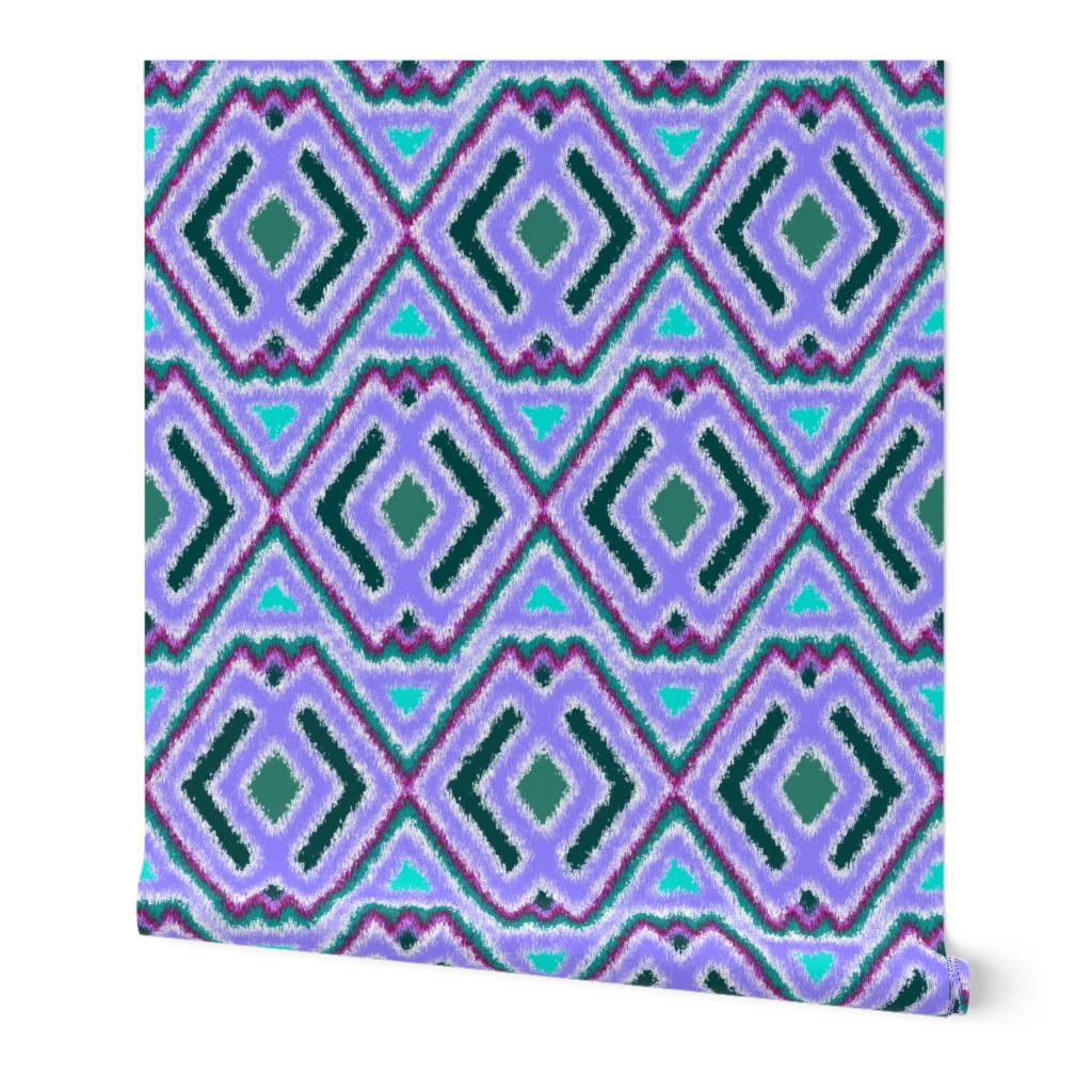 Double Diamond Ikat Lavender