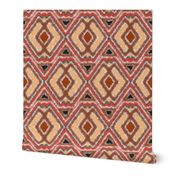 Double Diamond Ikat Cocoa