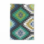 teal kilim