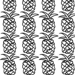 hand drawn pineapple 