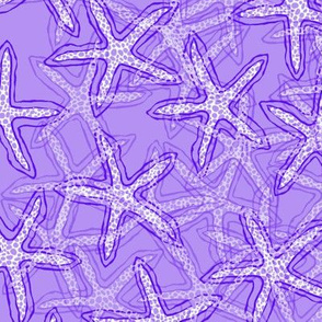 Purply Starfish Pattern