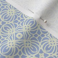 Lacy Blue & Cream Design Pattern