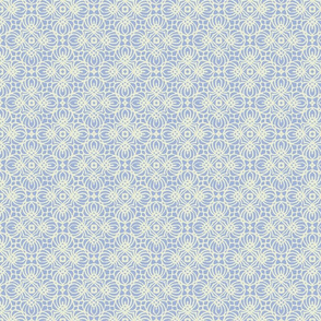 Lacy Blue & Cream Design Pattern