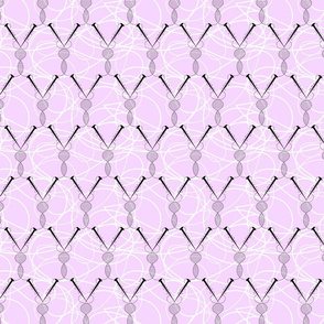knitting DNA purple