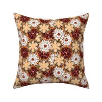 Impressionistic Brown Floral