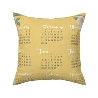 Spring Garden Tea Towel Calendar