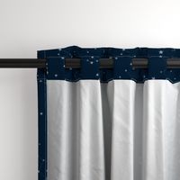 stars in the zodiac constellations - light blue on navy blue
