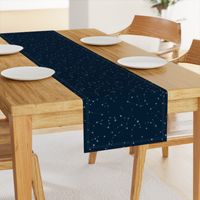 stars in the zodiac constellations - light blue on navy blue