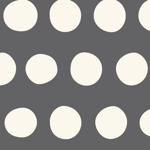 Jumbo Dots: Charcoal