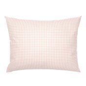 pale coral gingham, 1/4" squares 