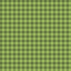 oolong green gingham, 1/4" squares 