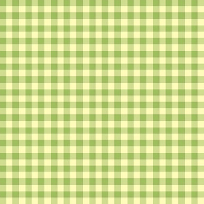 green tea gingham, 1/4" squares 