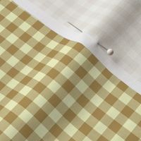 summercolors iced latte gingham, 1/4" squares 