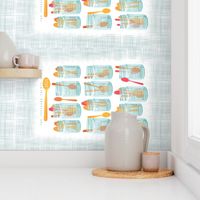 Mason Jars Calendar Tea Towel_2021