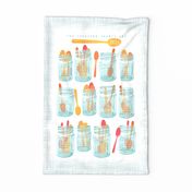 Mason Jars Calendar Tea Towel_2021