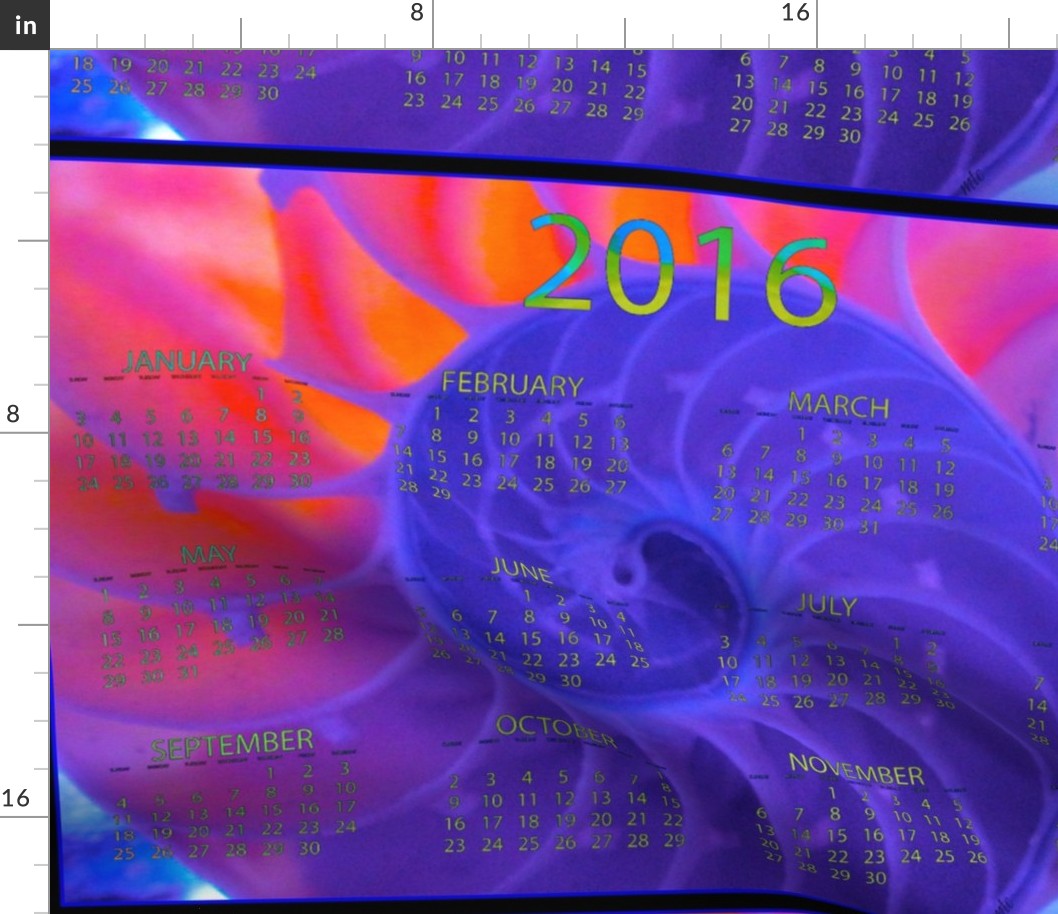 2016 Calendars - Nautilus Dance