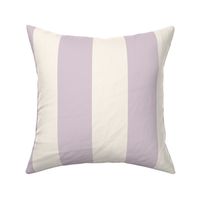 lilac-mauve and cream cabana stripes