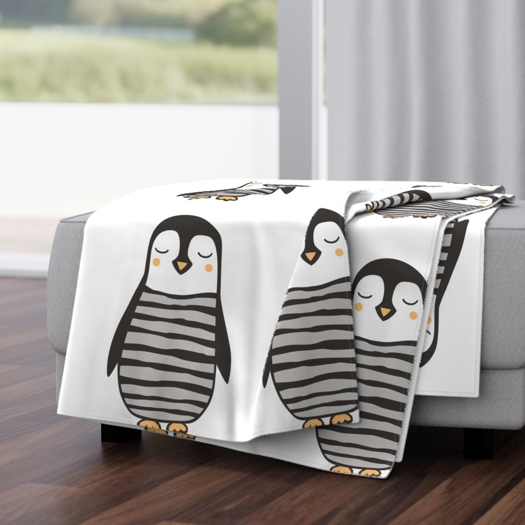 Penguin Plush Plushie Softie Cut & Sew