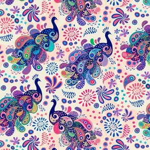 Peacock Paisley