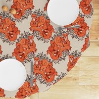 Fox Family Tangle - large print