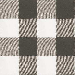 Two Inch Wool Buffalo Check in Cashmere